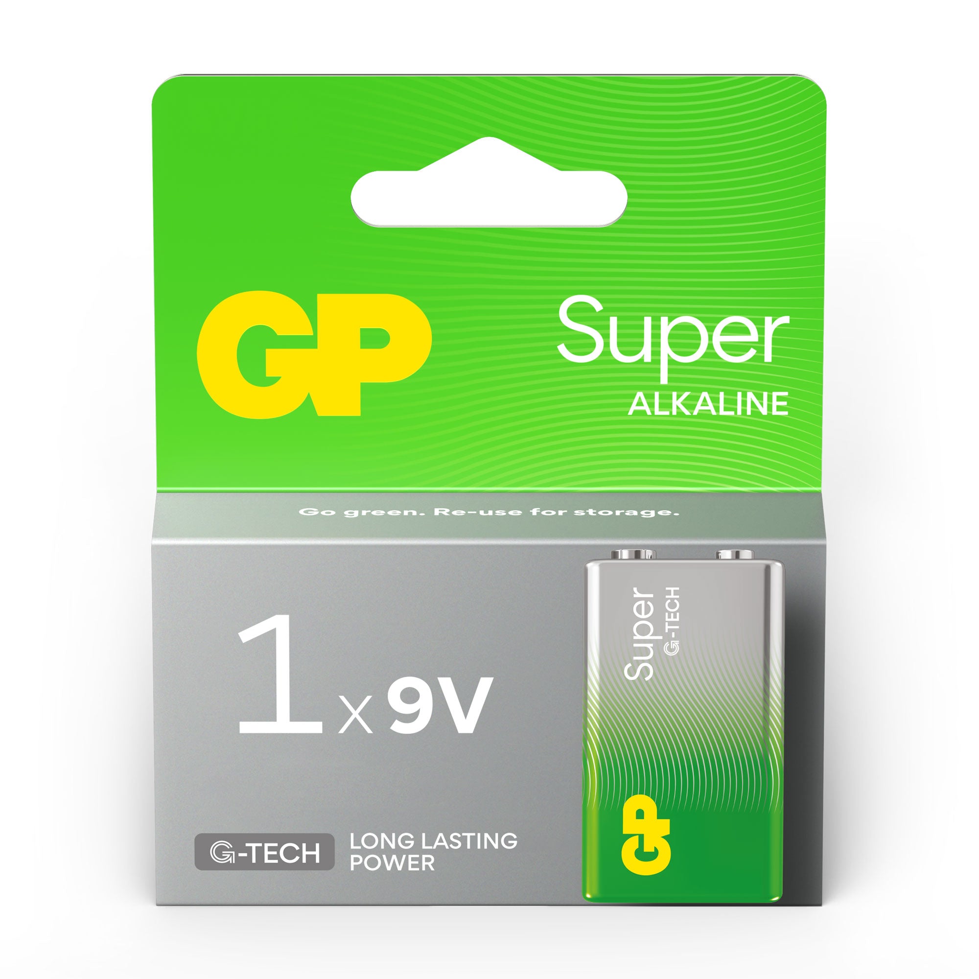 GP Super Alkaline 9V Batteries