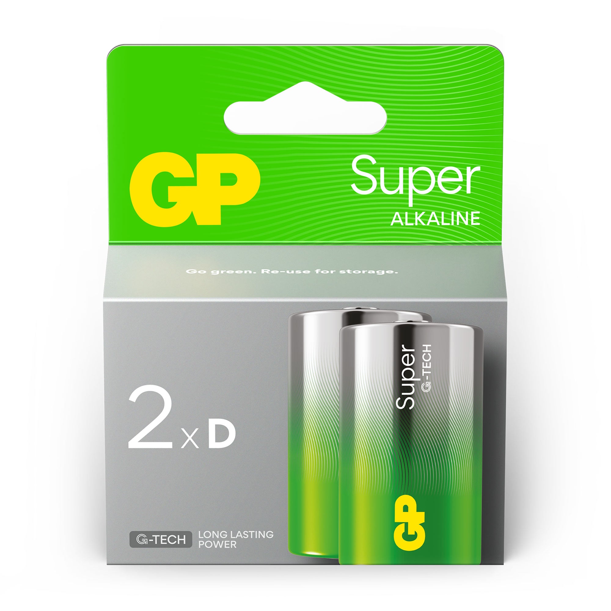 GP Super Alkaline D Size Batteries