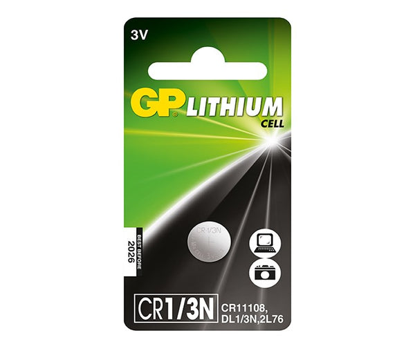 GP Lithium Coin Battery CR1/3N