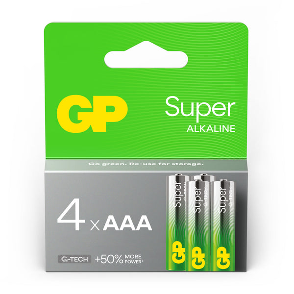 GP Super Alkaline AAA Batterijen
