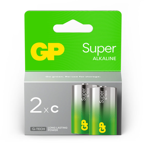 GP Super Alkaline C batterijen