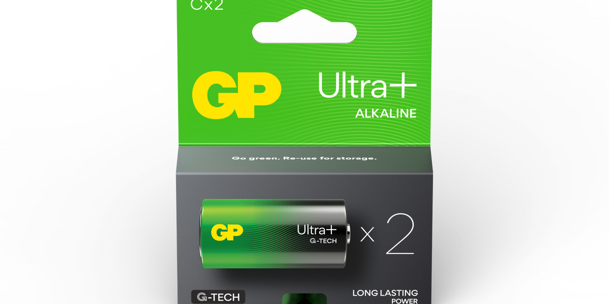 GP Ultra+ Alkaline C Size Batteries GP Batteries International