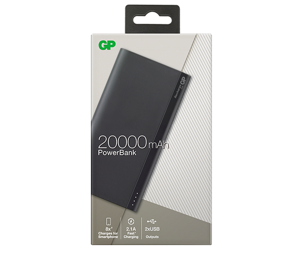 PowerBank B20A 20000mAh – Charcoal Grey