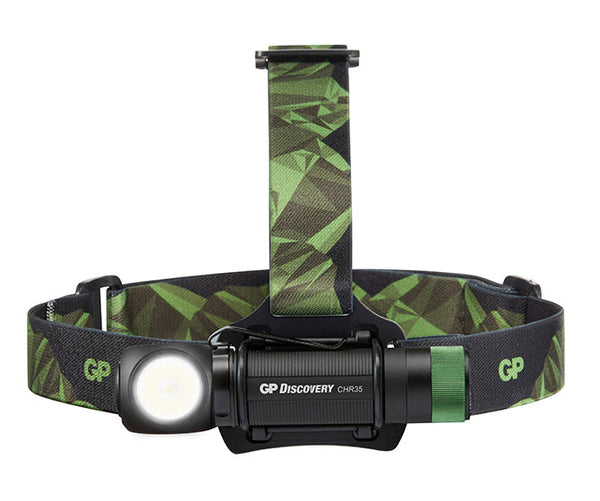 GP DISCOVERY Rechargeable Multi-purpose Headlamp & Flashlight - CHR35