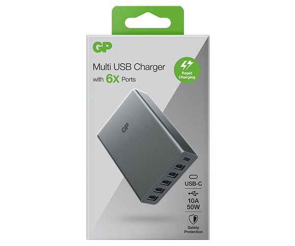 Multi-Charger U601 6-ports USB-A & USB-C