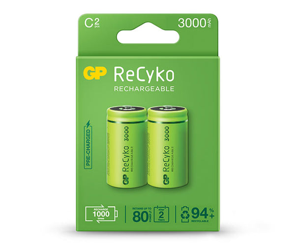 GP ReCyko battery 3000mAh C (2 battery pack)
