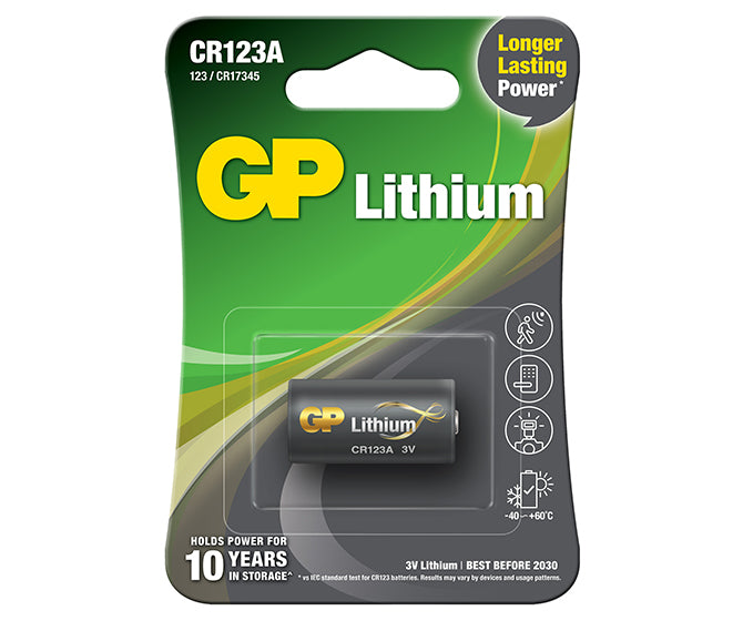 GP CR 123A-U1 / 123A  GP Batteries Piles primaires, 3V, CR123A