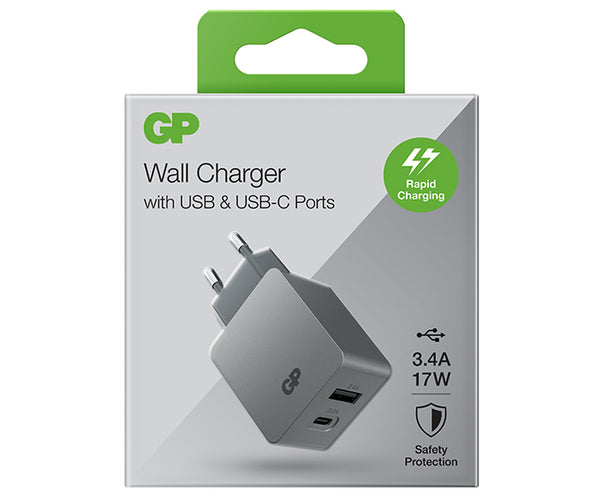 Wall Charger WA51 Dual USB-A & USB-C