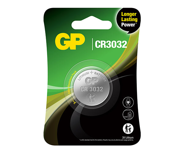 GP Lithium Coin Battery CR3032