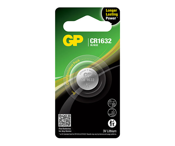 GP Lithium Coin Battery CR1632