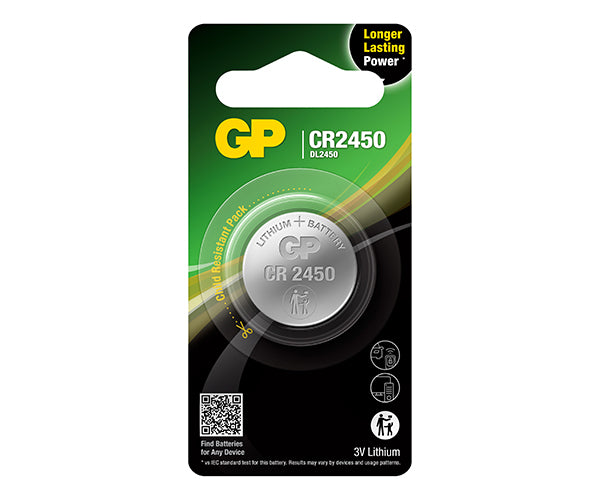GP Lithium Coin Battery CR2450