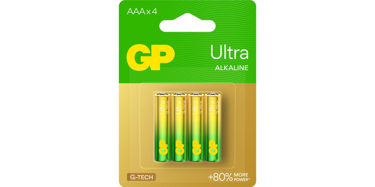 GP Ultra Alkaline AAA Batteries | GP Batteries International