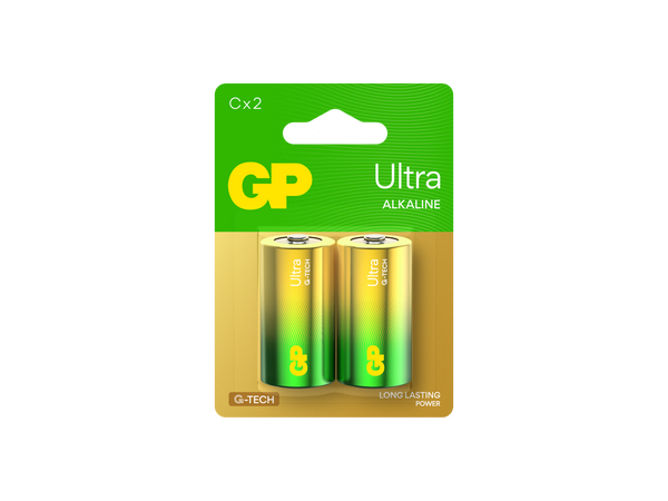 GP Ultra Alkaline C Size Batteries
